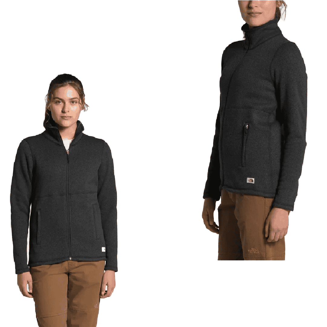 Crescent Full Zip - פליז לנשים דה נורט פייס שחור