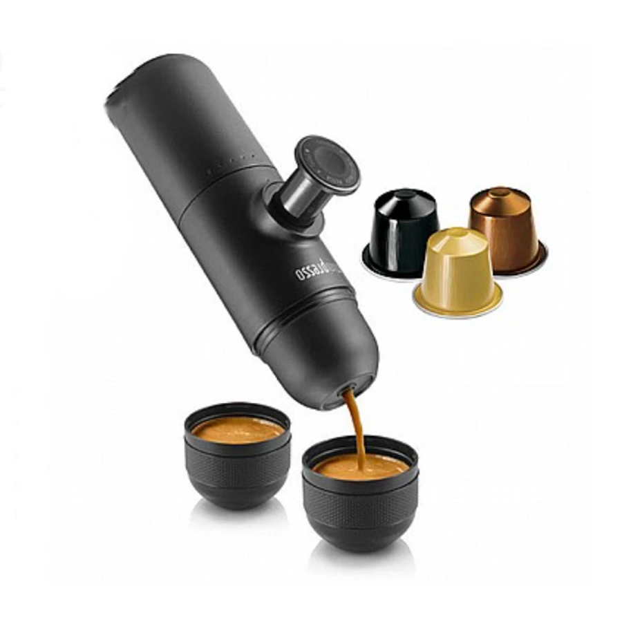 מכונת אספרסו ניידת לשטח Minipresso לשימוש בקפסולות נספרסו+שרוול קפסולות - TABNINE – תמונה 2