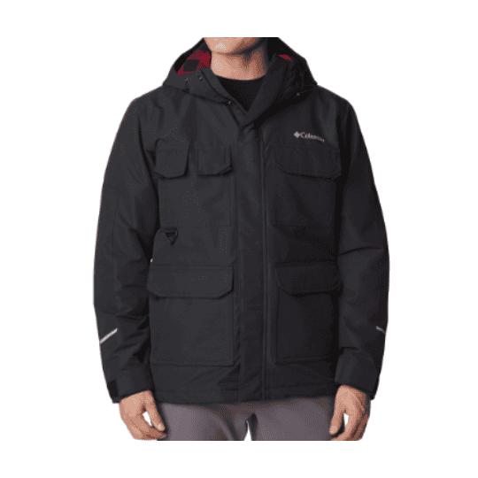 גבר לובש מעיל פוך סינטטי גברים The North Face בצבע שחור