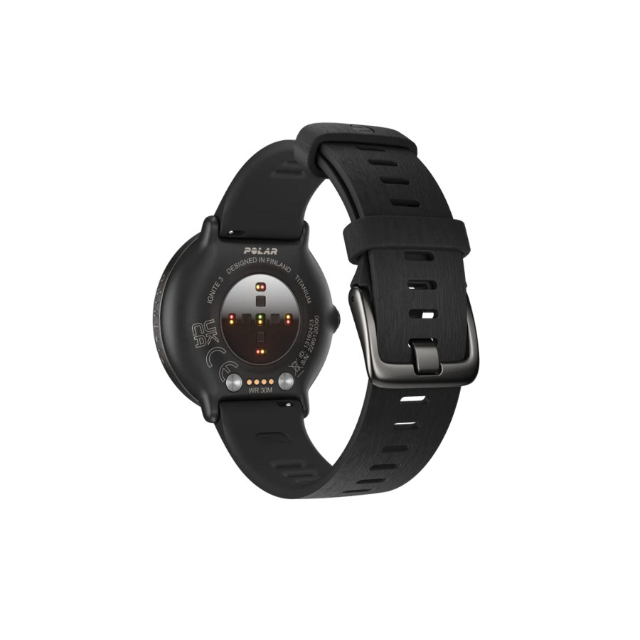 שעון כושר שחור/כסוף - Polar Ignite 3 – תמונה 2