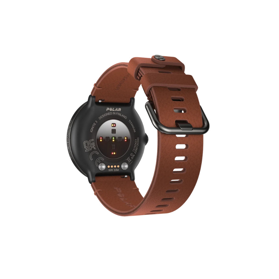 שעון כושר רצועת עור - Polar Ignite 3 – תמונה 2